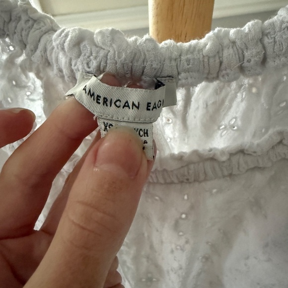 American Eagle Cottagecore Eyelet Top | XS | Romantic White - Picture 5 of 6